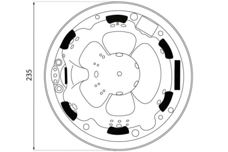 Гидромассажный СПА бассейн Sunrans SR865